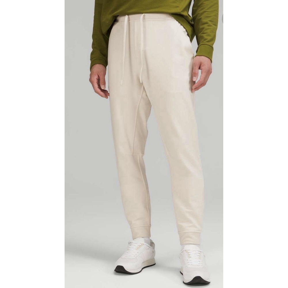 LULULEMON City Sweat Jogger Pant Mens XL White Opal 29" Fleece Athletic LM5543S